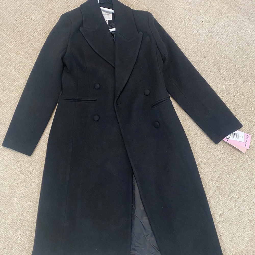 Avec Les Filles Double Breasted Tailored Coat